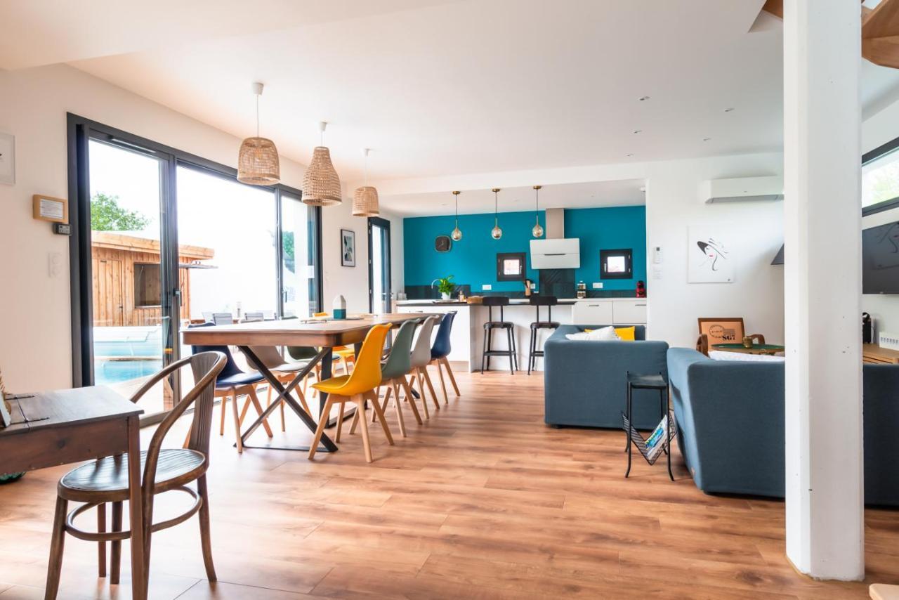 Frenchyhomes☆Villadeluxe☆Plage☆Piscine 安德诺莱斯贝恩 外观 照片