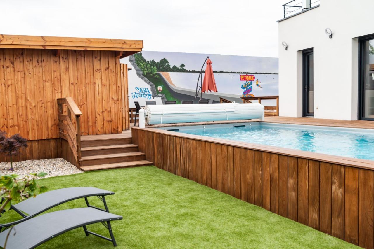 Frenchyhomes☆Villadeluxe☆Plage☆Piscine 安德诺莱斯贝恩 外观 照片