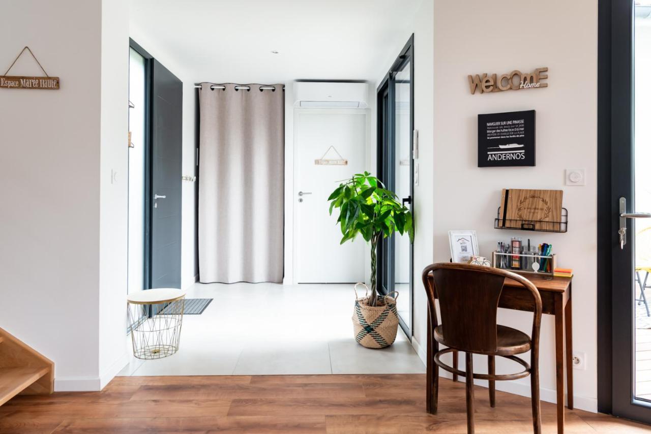 Frenchyhomes☆Villadeluxe☆Plage☆Piscine 安德诺莱斯贝恩 外观 照片