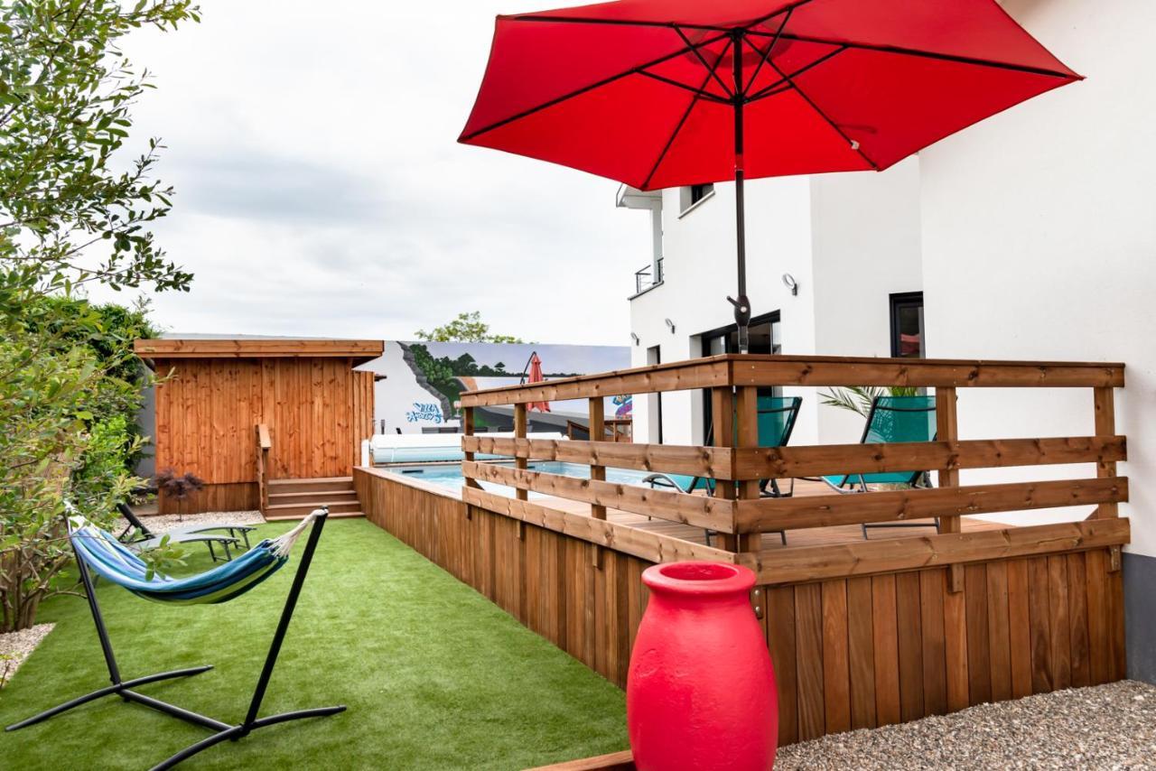 Frenchyhomes☆Villadeluxe☆Plage☆Piscine 安德诺莱斯贝恩 外观 照片